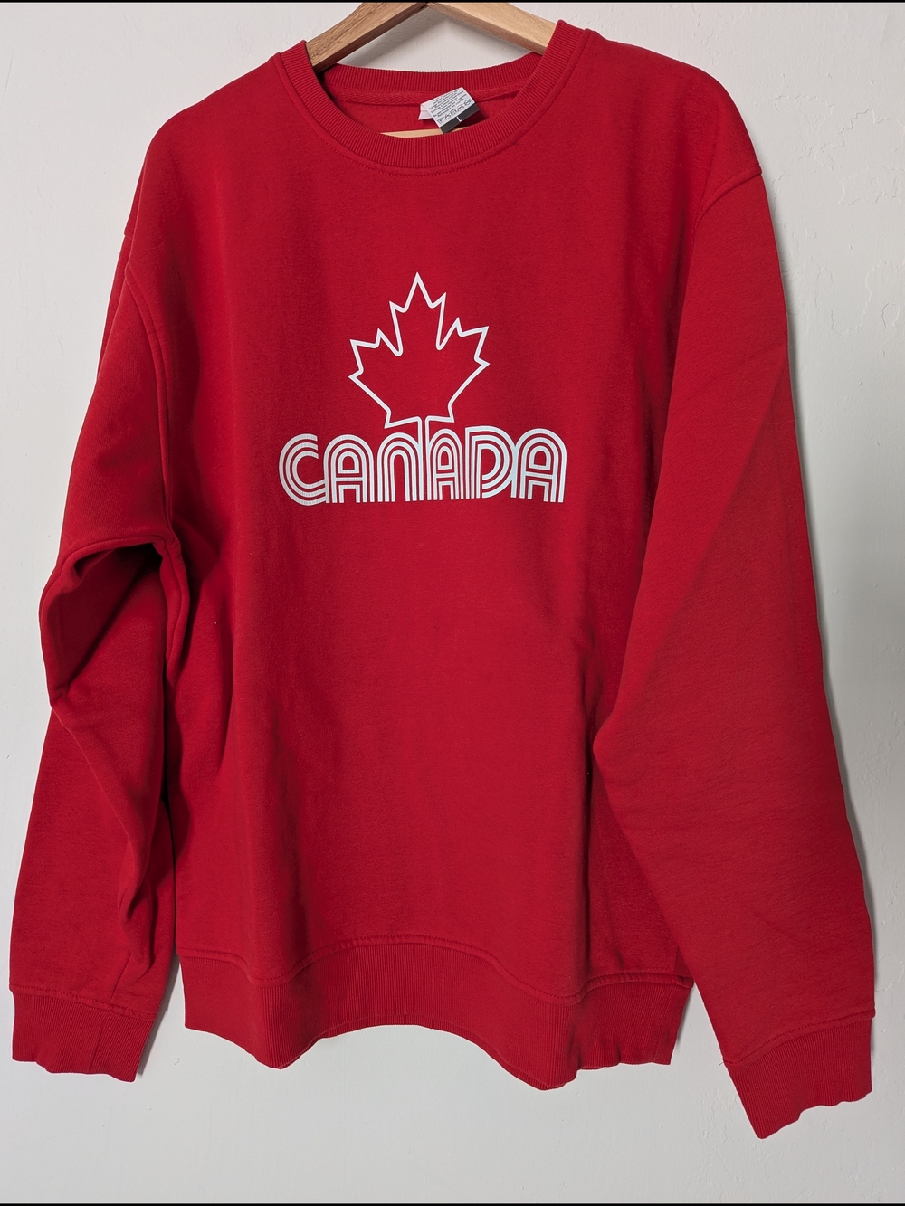 Red Canada Crewneck Sweatshirt